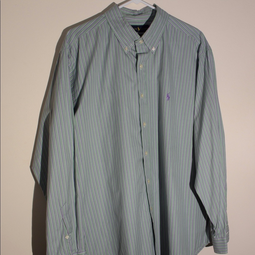 Ralph Lauren Mens Classic Fit Button Down Shirt